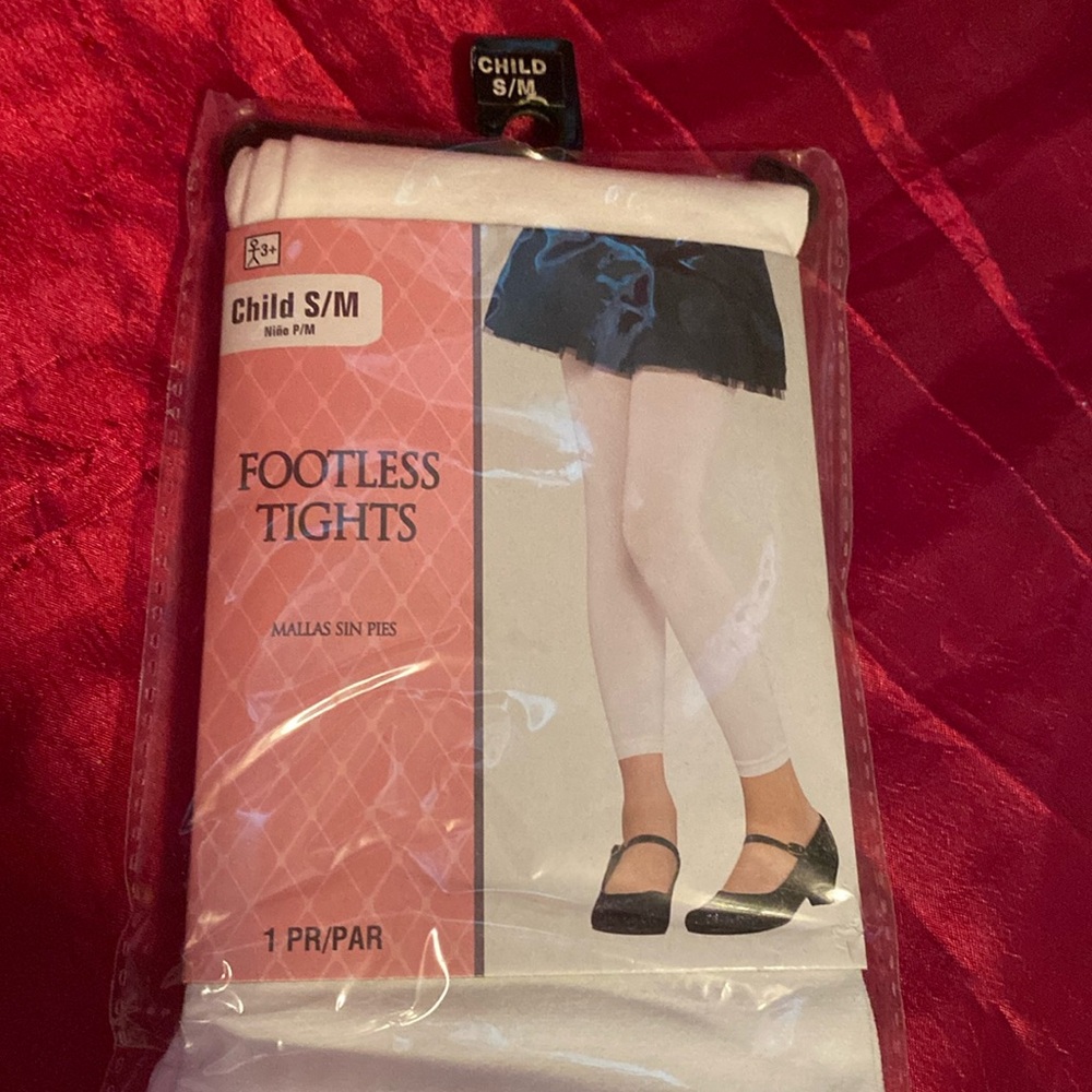 Footless Tights SZ Child S/M New